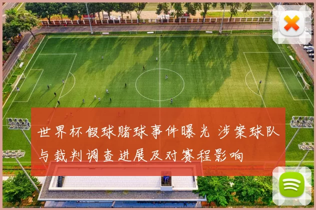 世界杯假球赌球事件曝光 涉案球队与裁判调查进展及对赛程影响